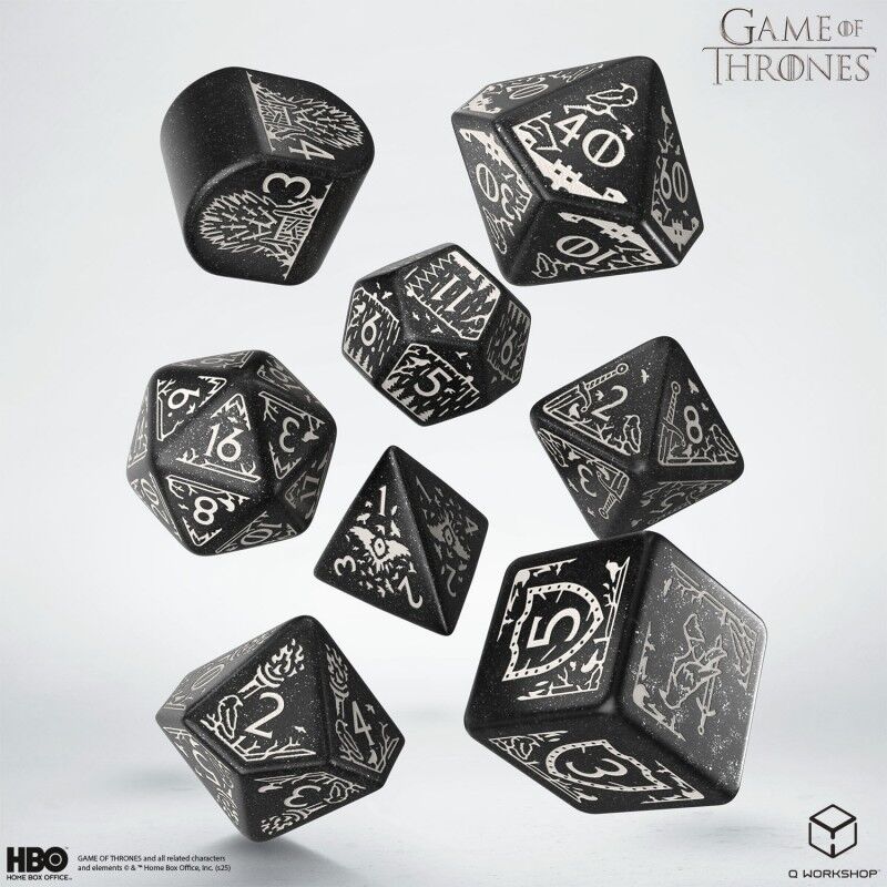 Q Workshop | Night's Watch | Game Of Thrones Dice Set