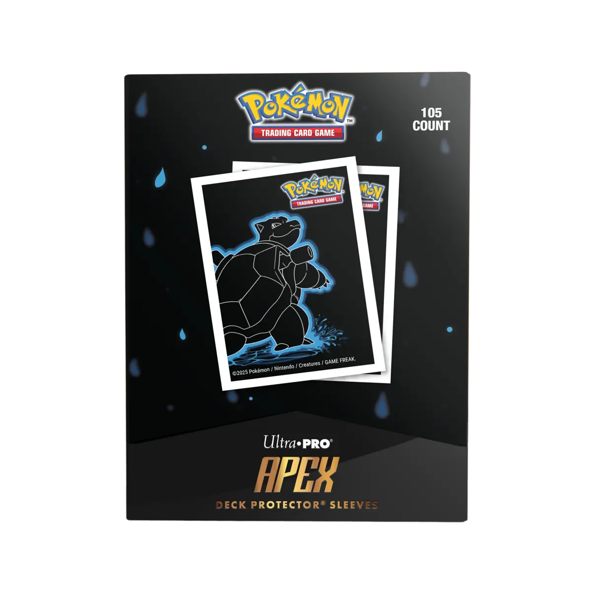 Ultra Pro | Neon Kanto Blastoise | APEX Deck Protector® Sleeves 105ct