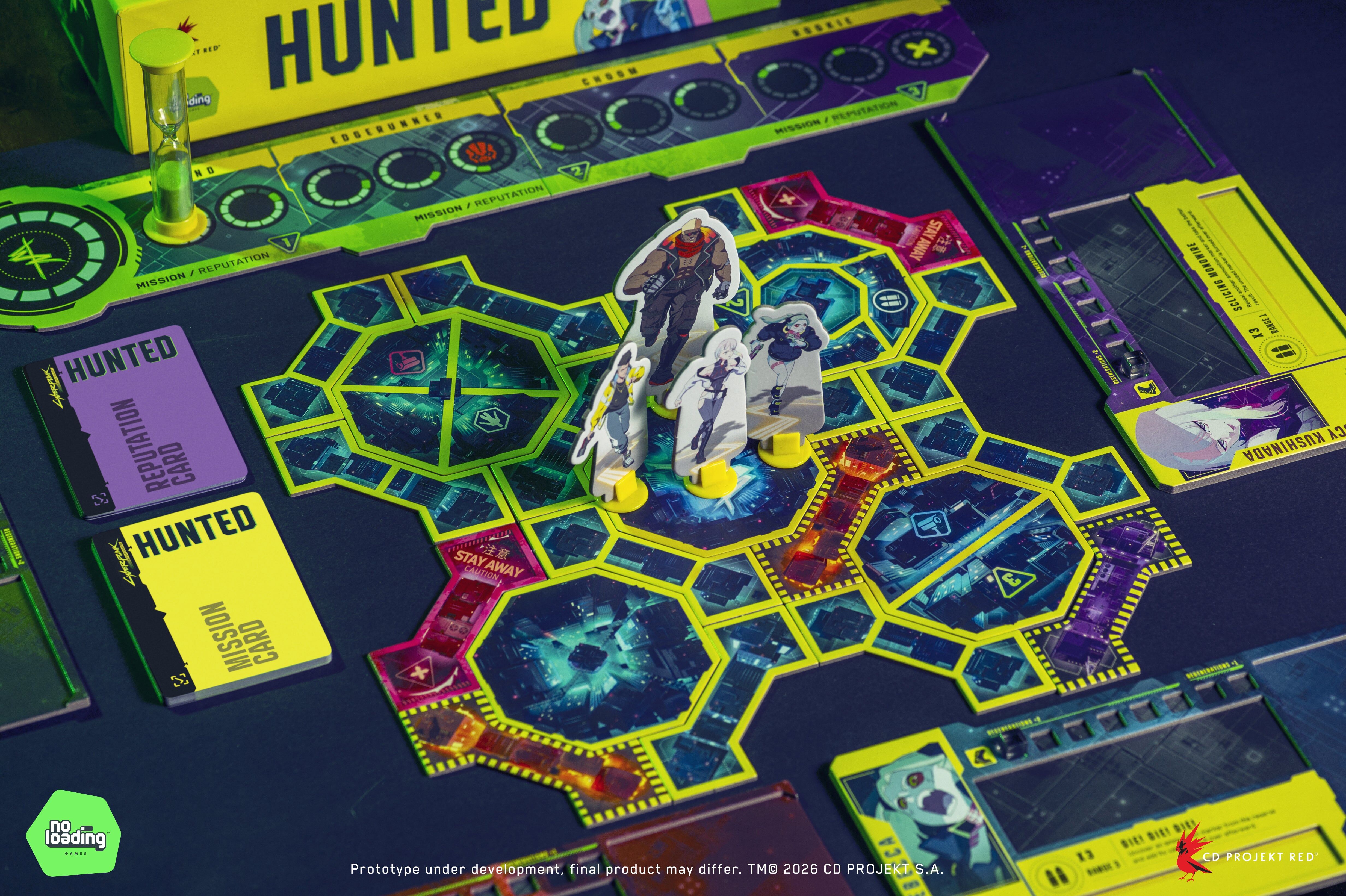 No Loading Games | Cyberpunk: Edgerunners – Hunted | Boardgame