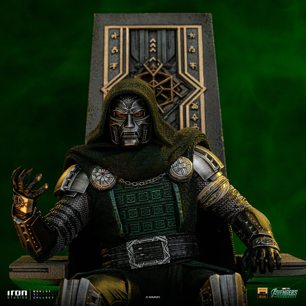 Iron Studios | Doctor Doom on Throne | Avengers: Doomsday - Deluxe Art Scale 1/10