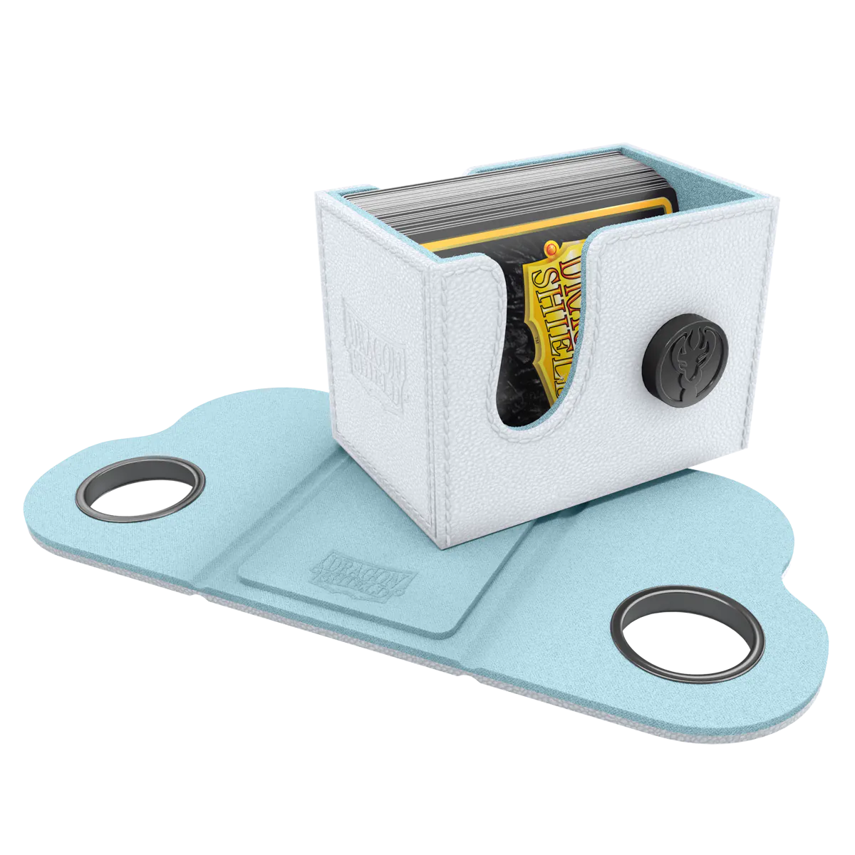 Dragon Shield | White & Aqua | Dragon Box 80+