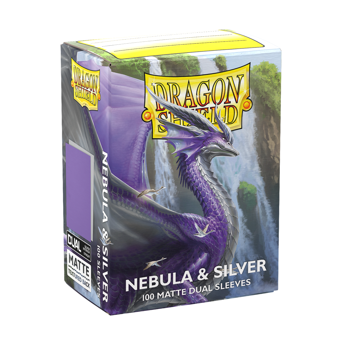 Dragon Shield: Nebula & Silver - Matte Dual Sleeves Standard Size