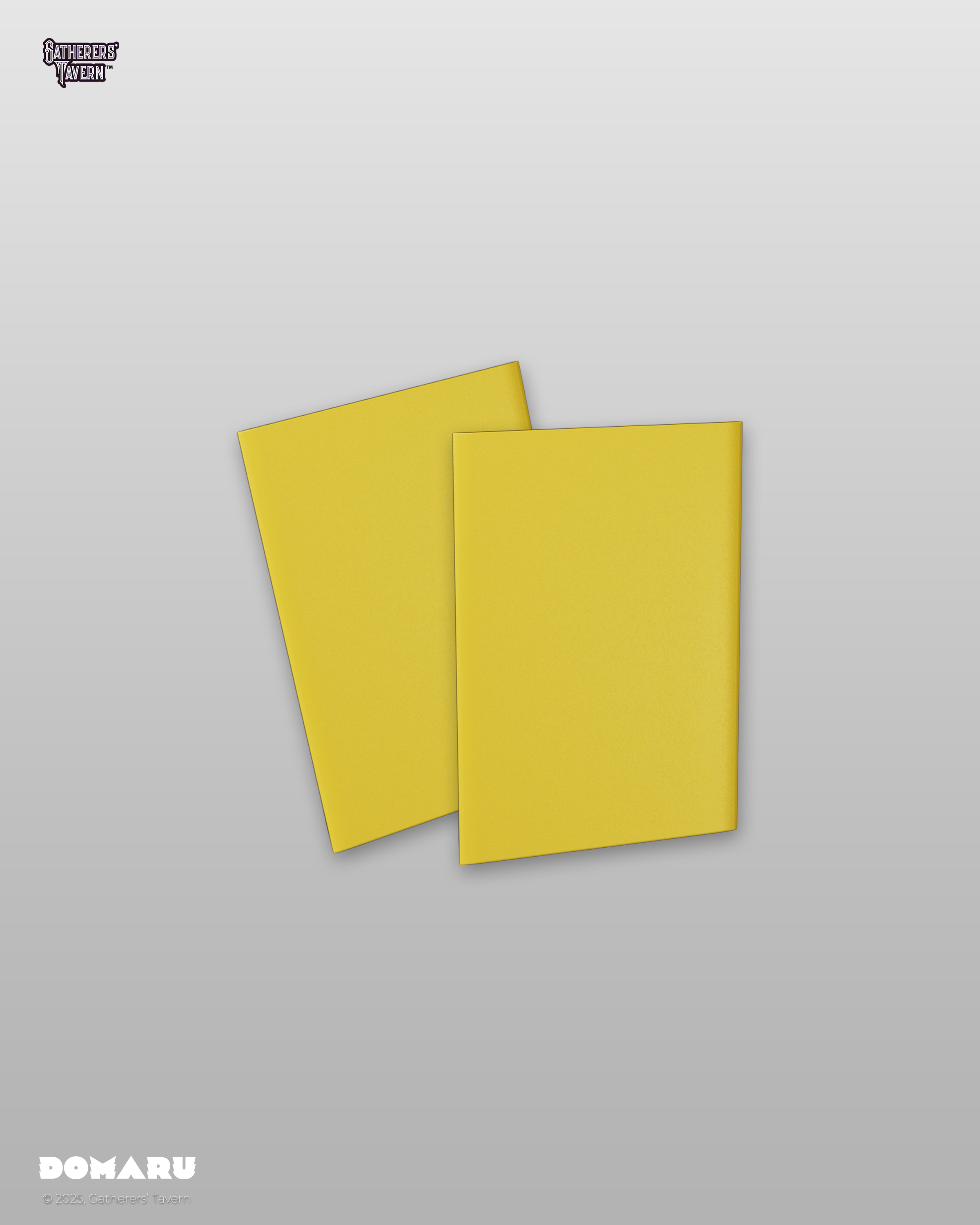 Gatherers' Tavern | Regular Fit Standard Sleeves Divine Yellow | Domaru (100 Sleeves)
