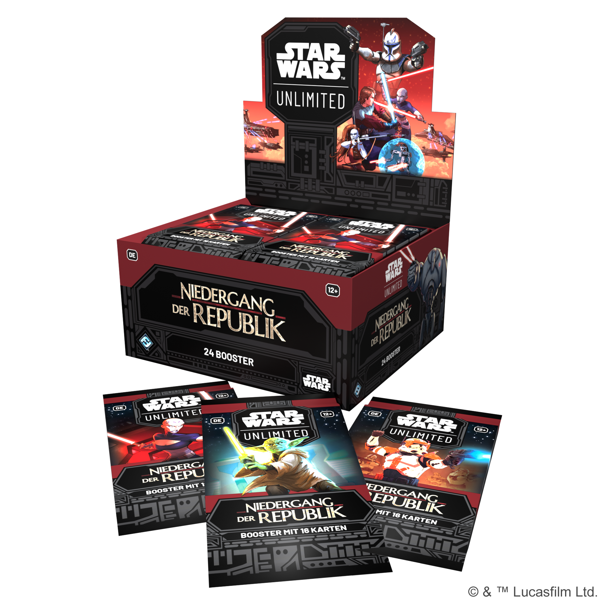 Star Wars Unlimited: Niedergang der Republik - Display (DE)