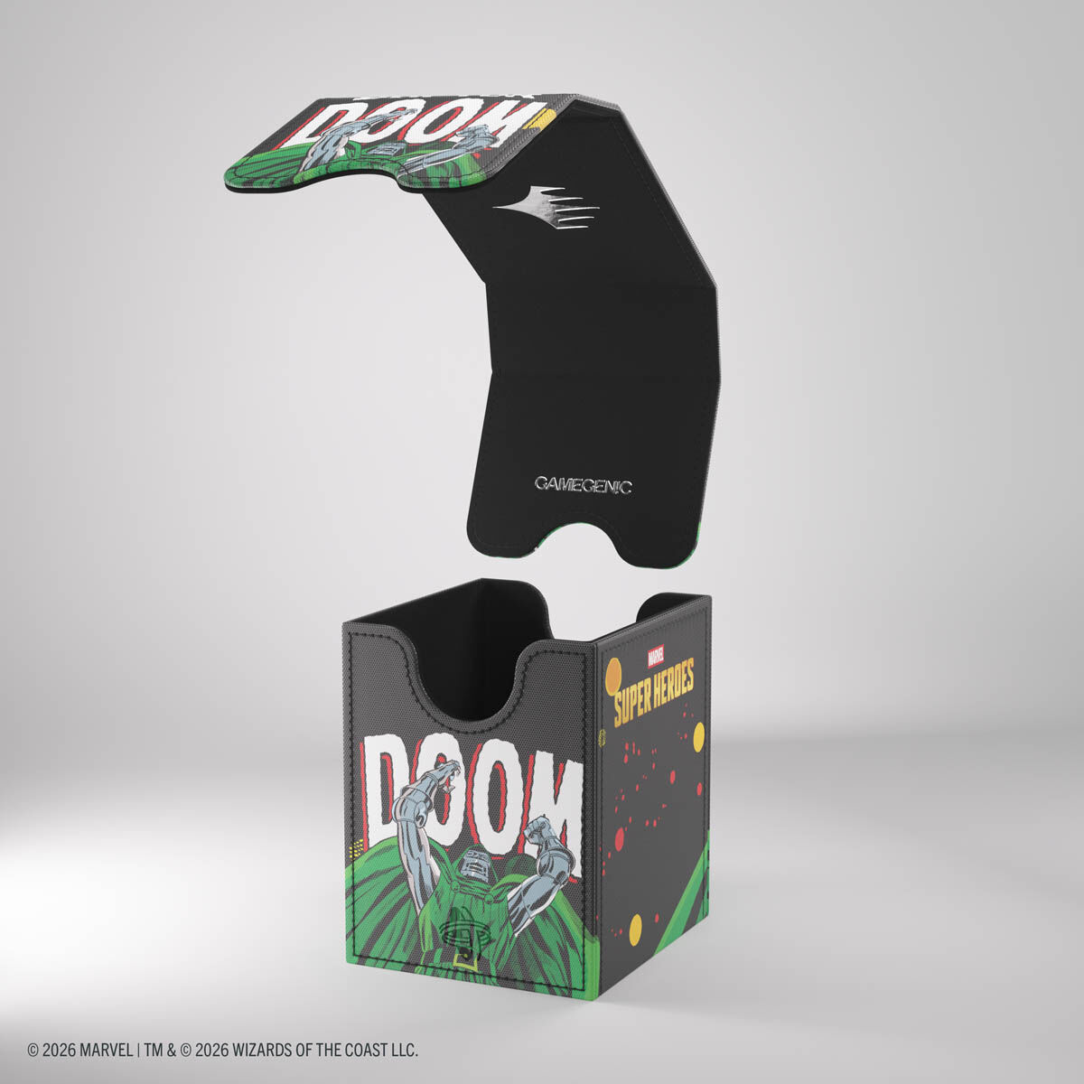 Gamegenic | Marvel Super Heroes - Doctor Doom/Spider-Man | Deckbox Squire 100+ XL