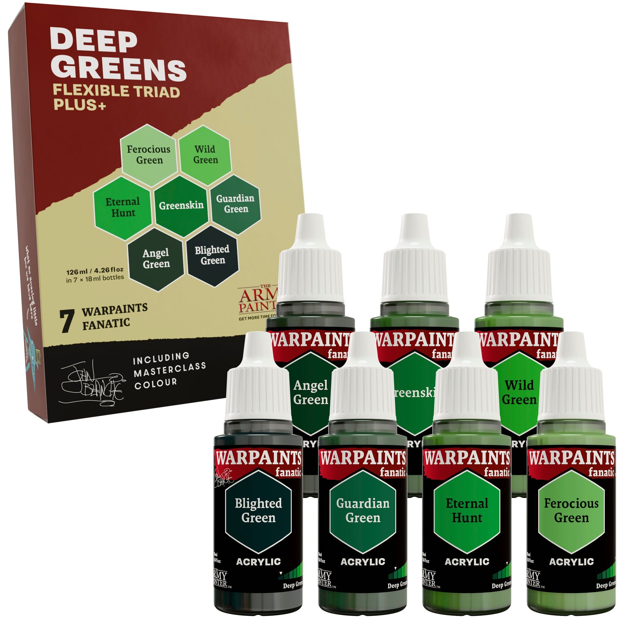 The Army Painter - Deep Greens - Flexible Triad PLUS+
