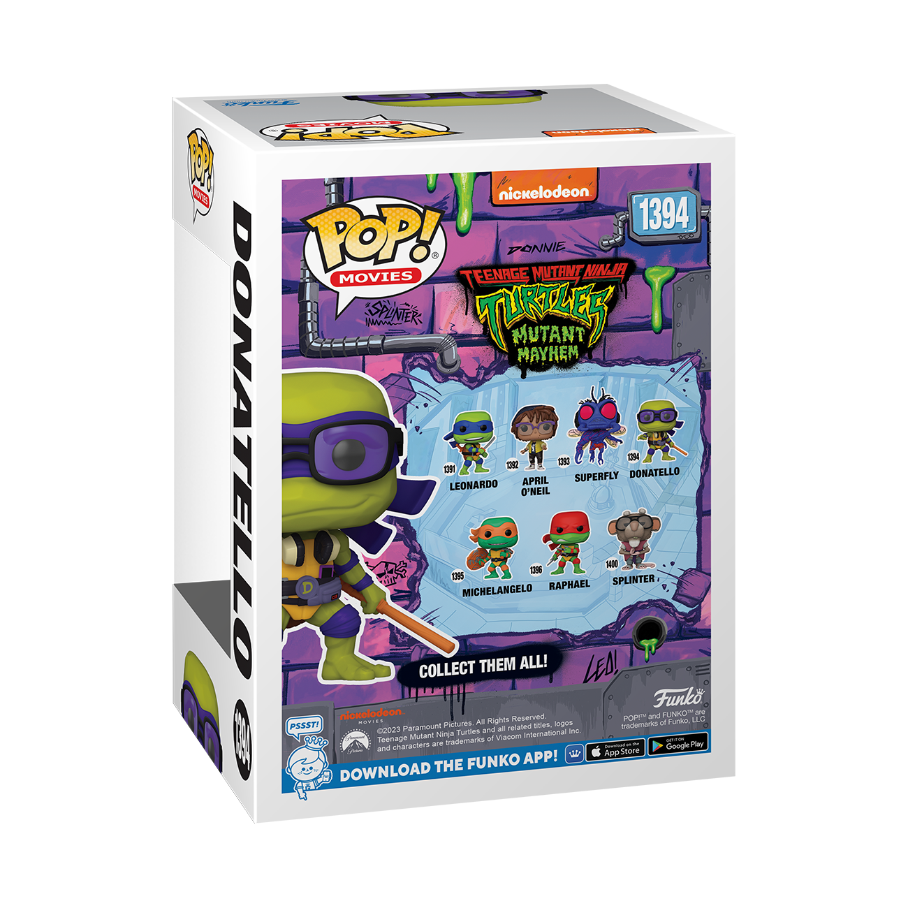 POP Vinyl: Donatello (Mutant Mayhem) - Teenage Mutant Ninja Turtles: Mutant Mayhem