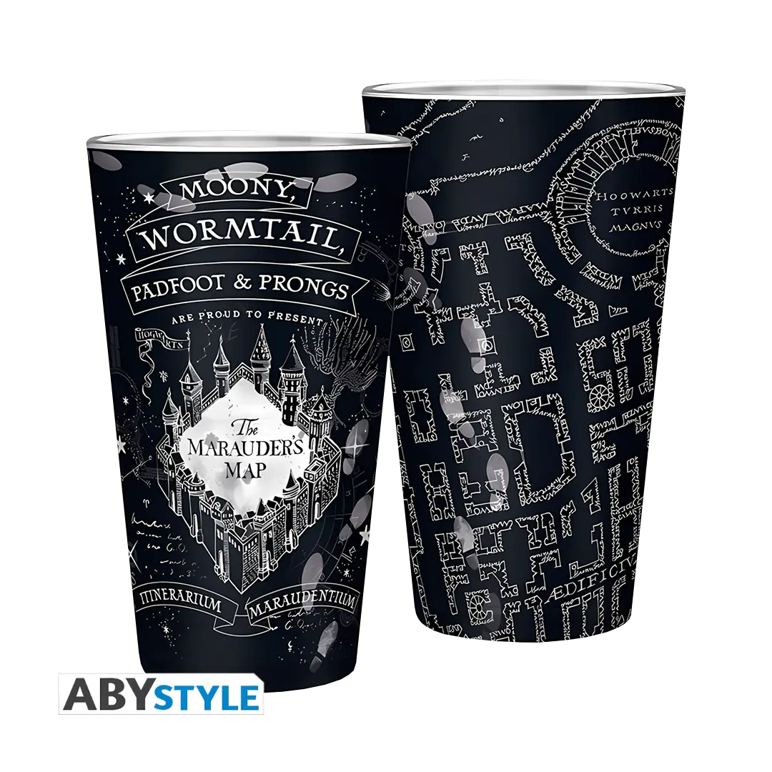 Abysse: Harry Potter Large Glass - Marauder's Map 400ml