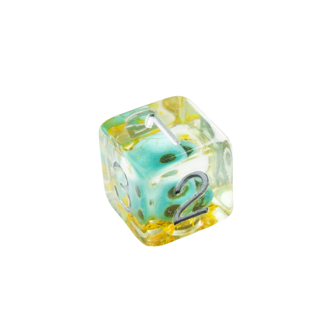 Gamegenic | RPG Dice Set | Embraced Series Green Skull
