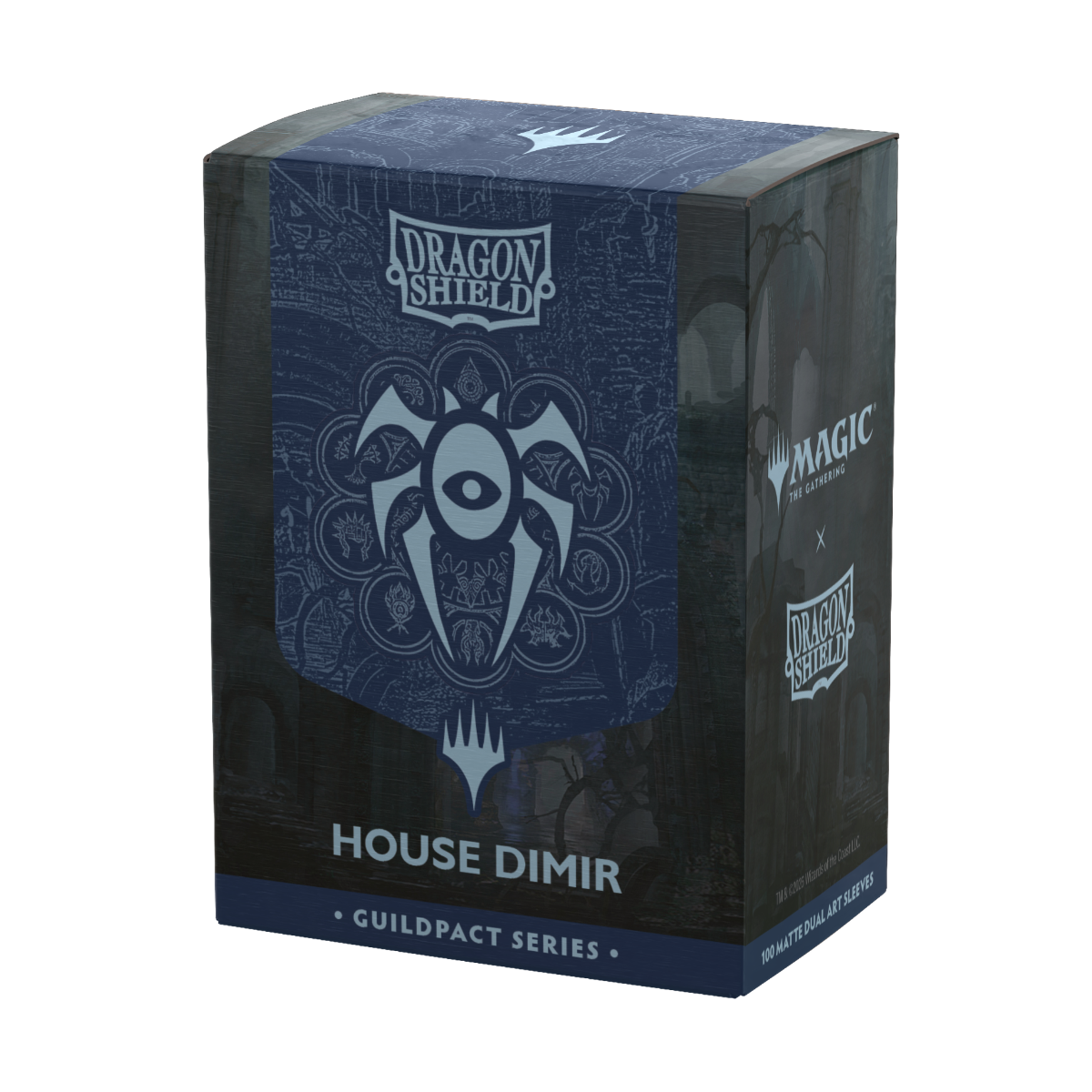 Dragon Shield X Magic: The Gathering | House Dimir | Standard Size Sleeves Guildpact Series