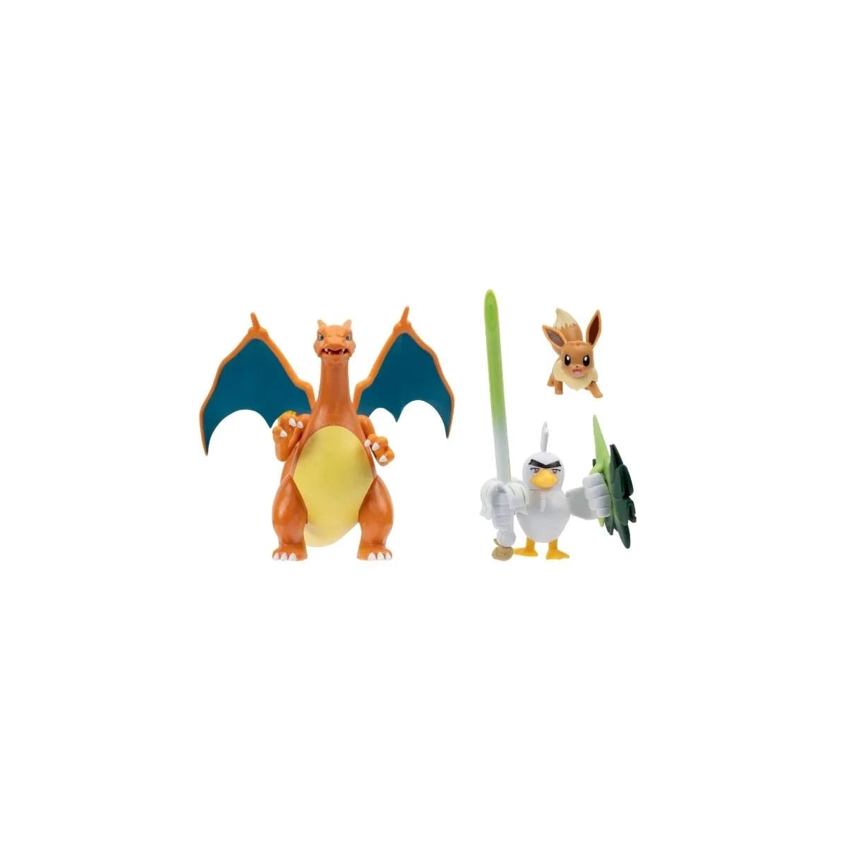 Pokémon | Evoli, Lauchzelot & Glurak | Battle Figure Multipack 11,5cm