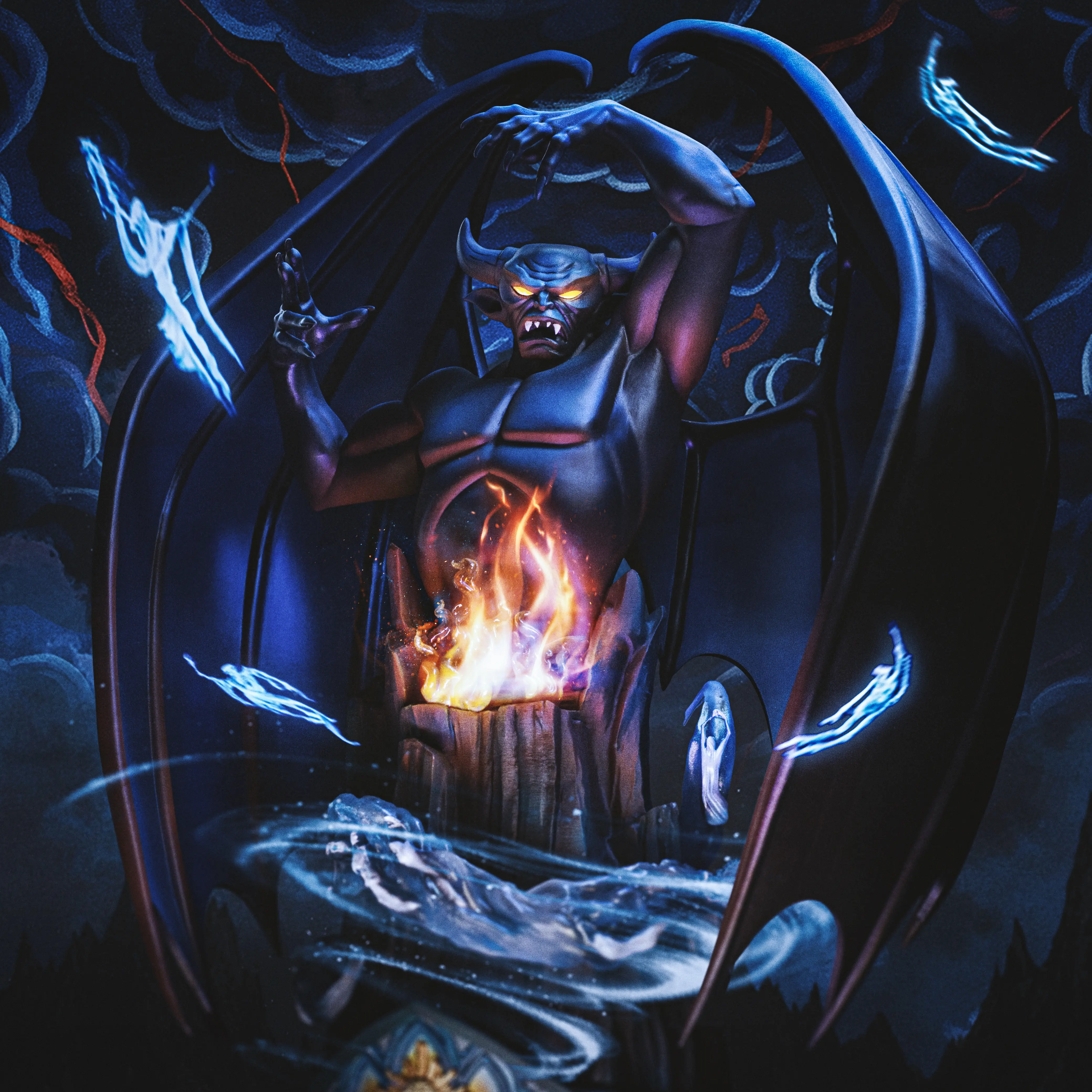 Iron Studios: Disney Fantasia - Chernabog - Demi Art Scale 1/20