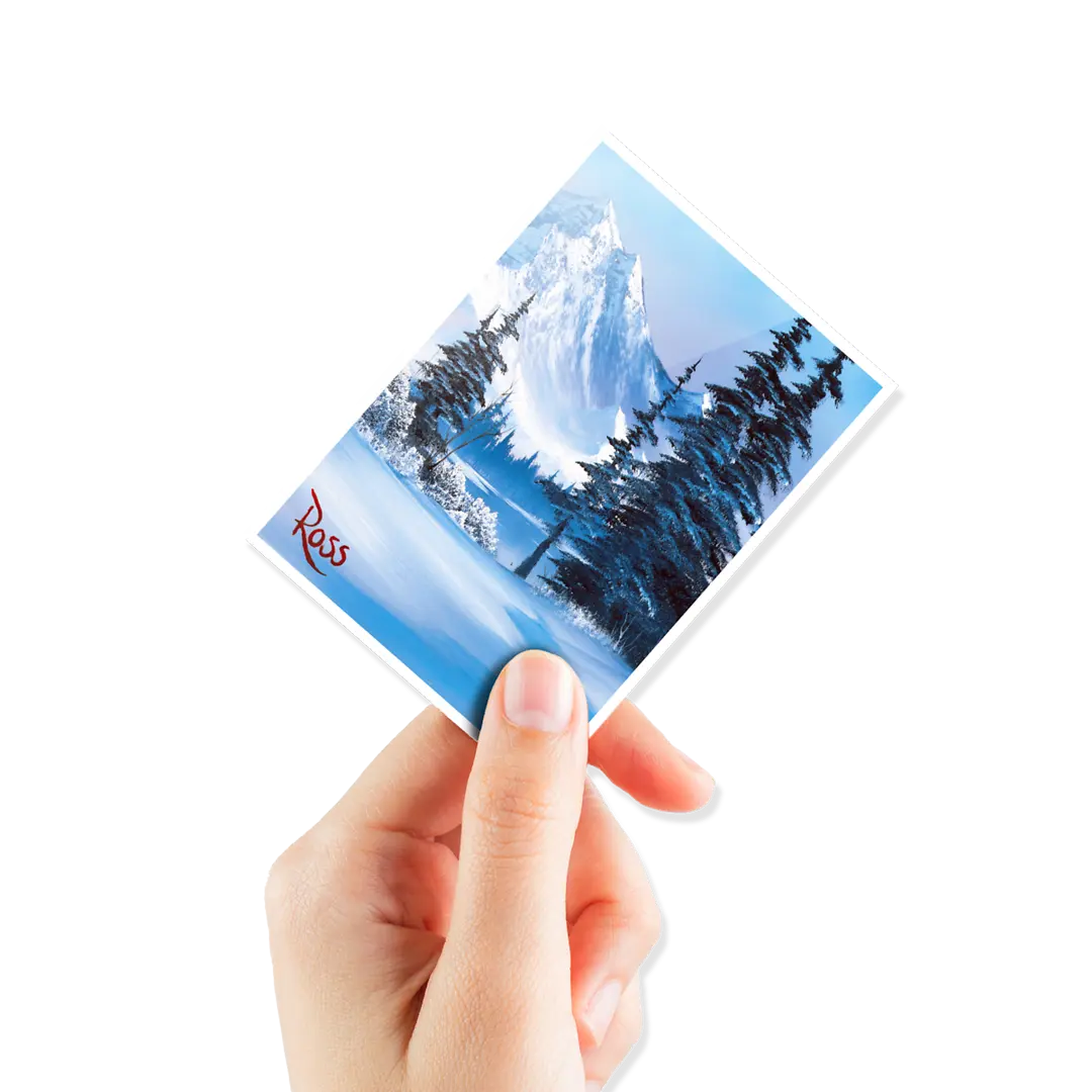 Ultra Pro - Bob Ross - Winter Paradise 105ct APEX Deck Protector Sleeves