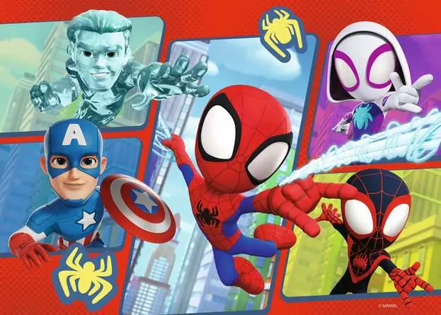Ravensburger | Spidey in Aktion! | 60 Teile Bodenpuzzle