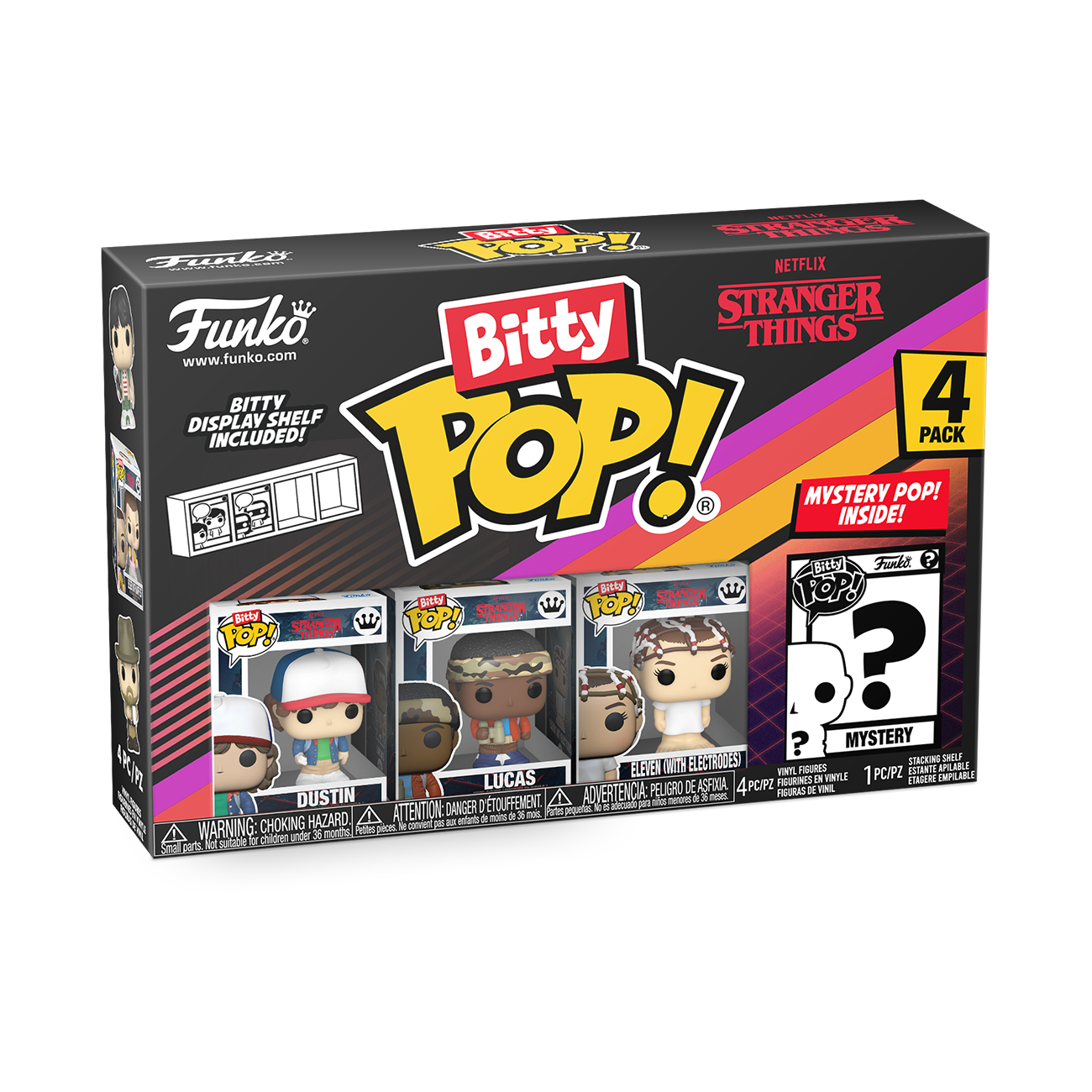Bitty POP!: Dustin (4pk) - Stranger Things