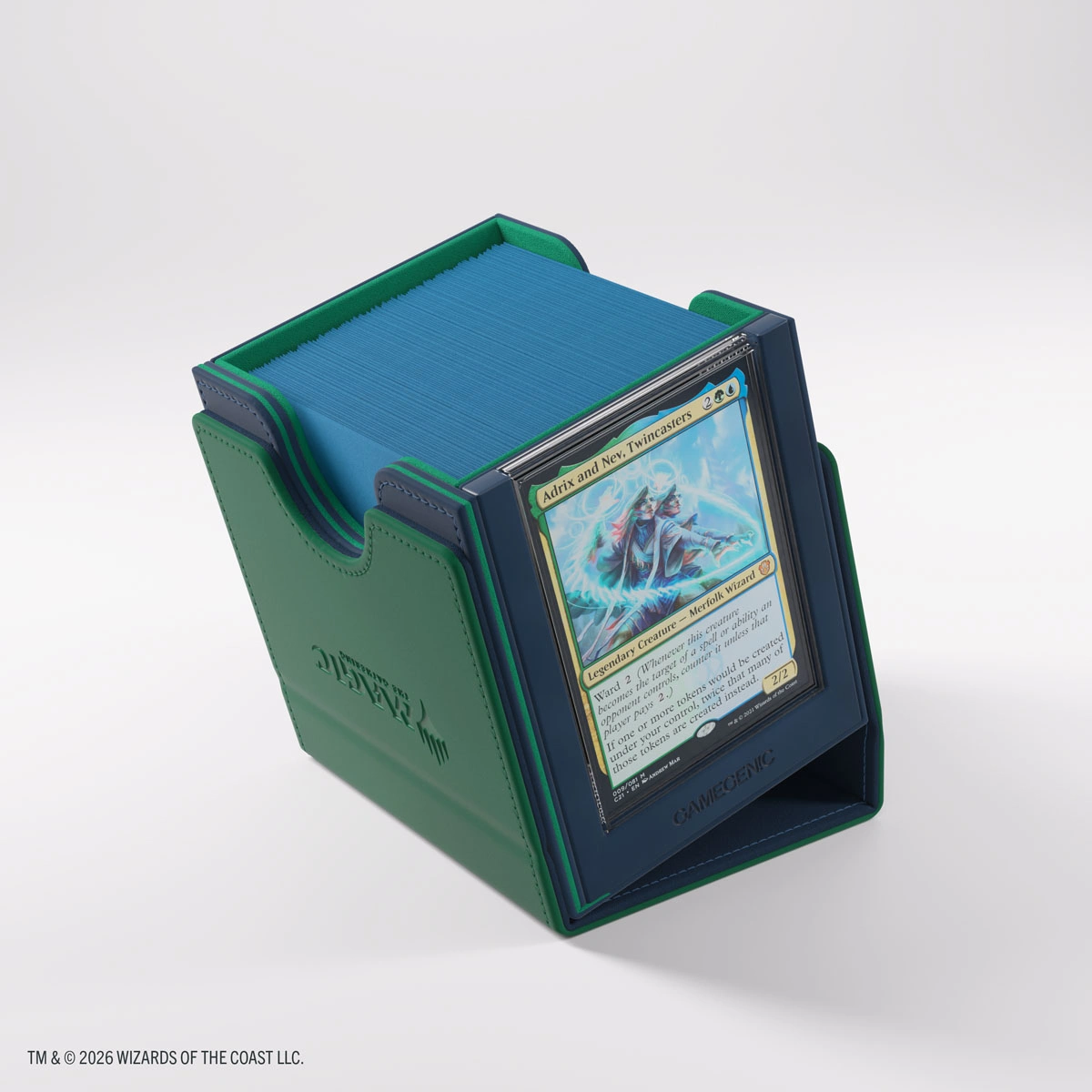 Gamegenic | Secrets of Strixhaven - Blau/Grün | Deckbox Sidekick Plus100+ XL