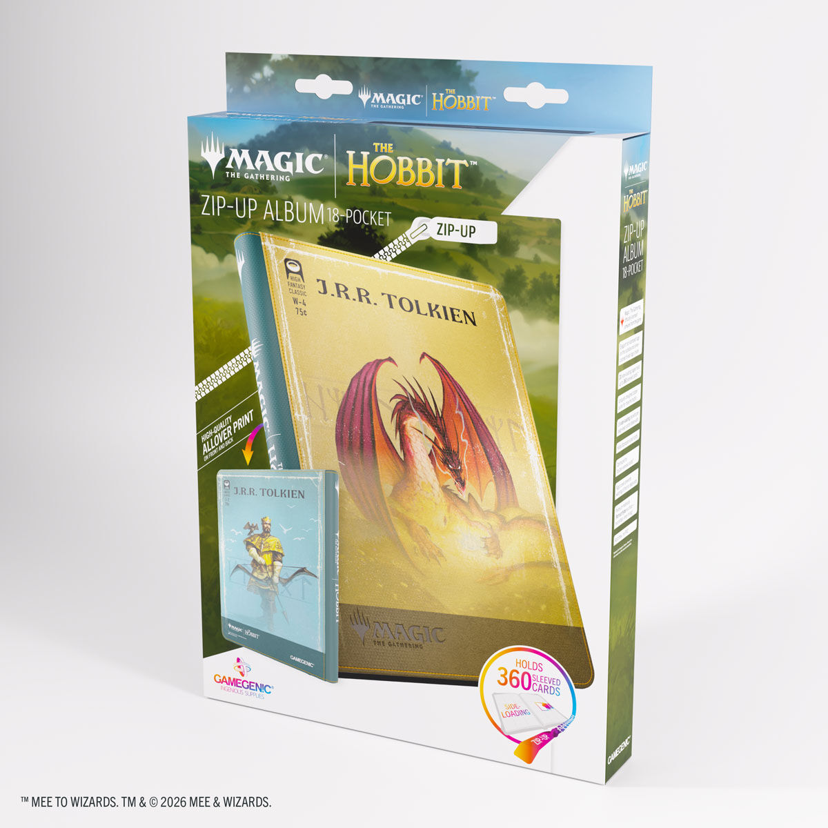 Gamegenic | MTG: The Hobbit - Gleaming Splendor / The King of Dale | Zip-Up Album 18-Pocket