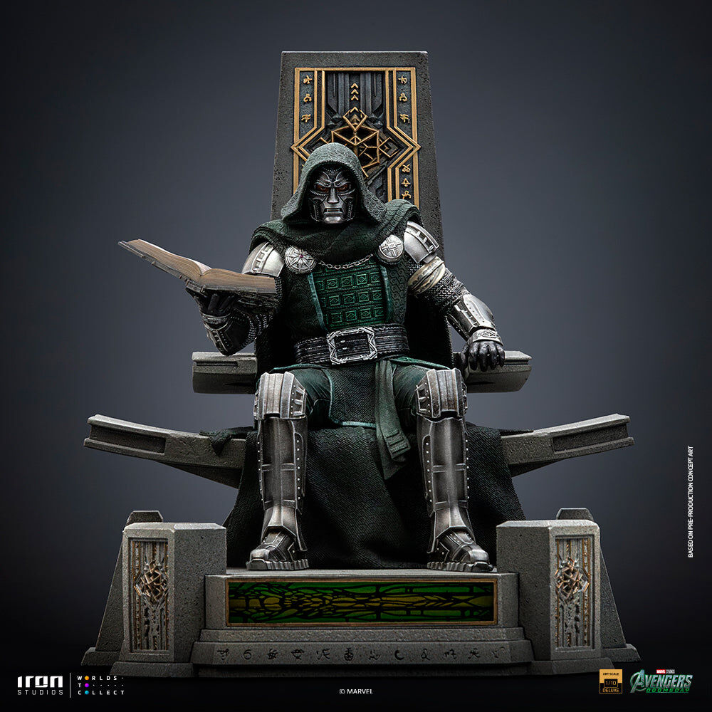Iron Studios | Doctor Doom on Throne | Avengers: Doomsday - Deluxe Art Scale 1/10