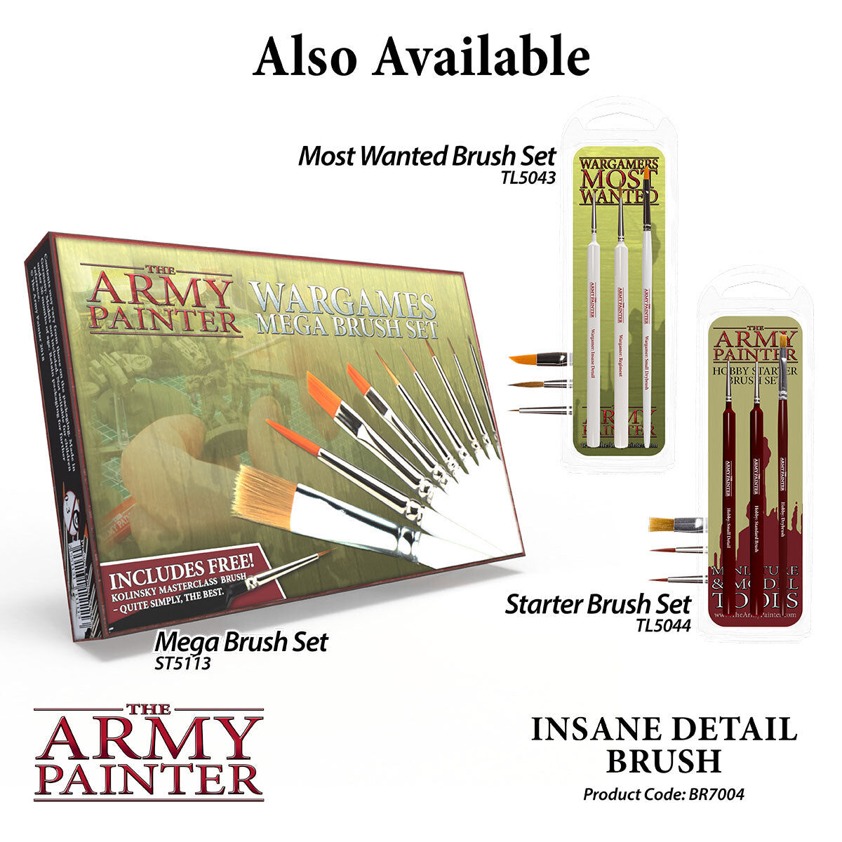 The Army Painter - Insane Detail - Wargamer Brush