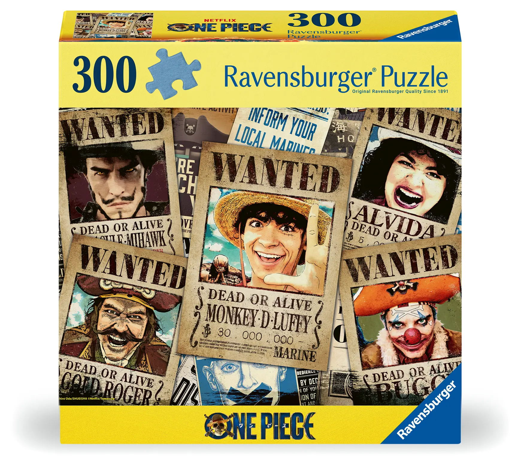 Ravensburger | One Piece Wanted! | 300 Teile Puzzle