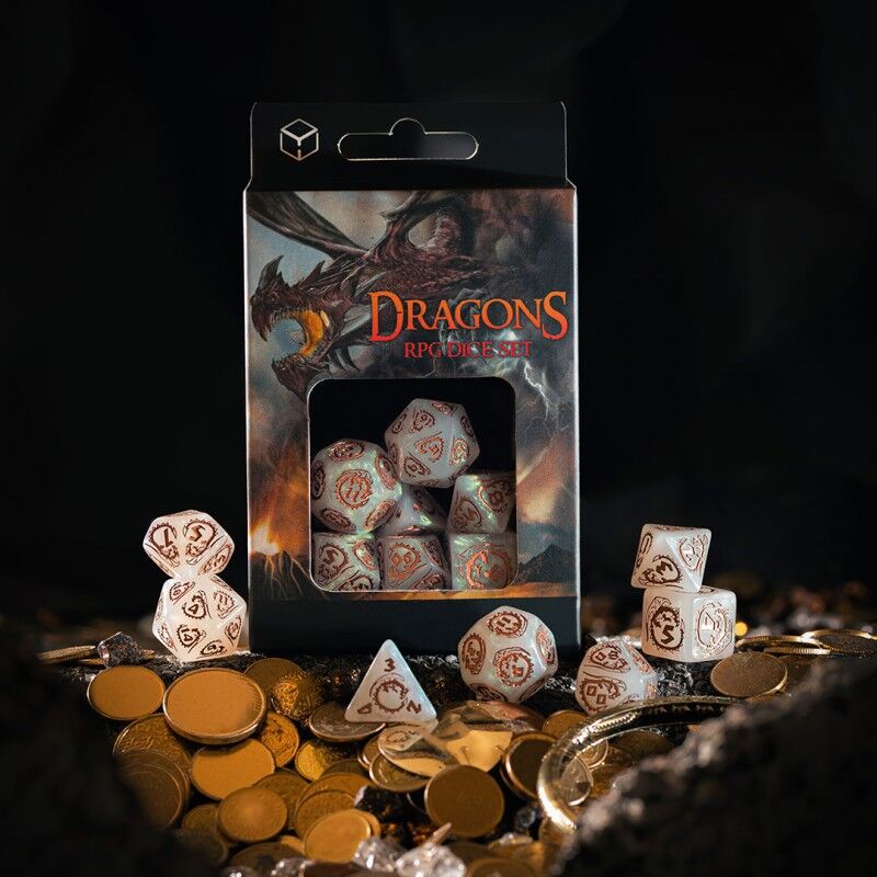 Q Workshop | Quartz | Dragons Dice Set