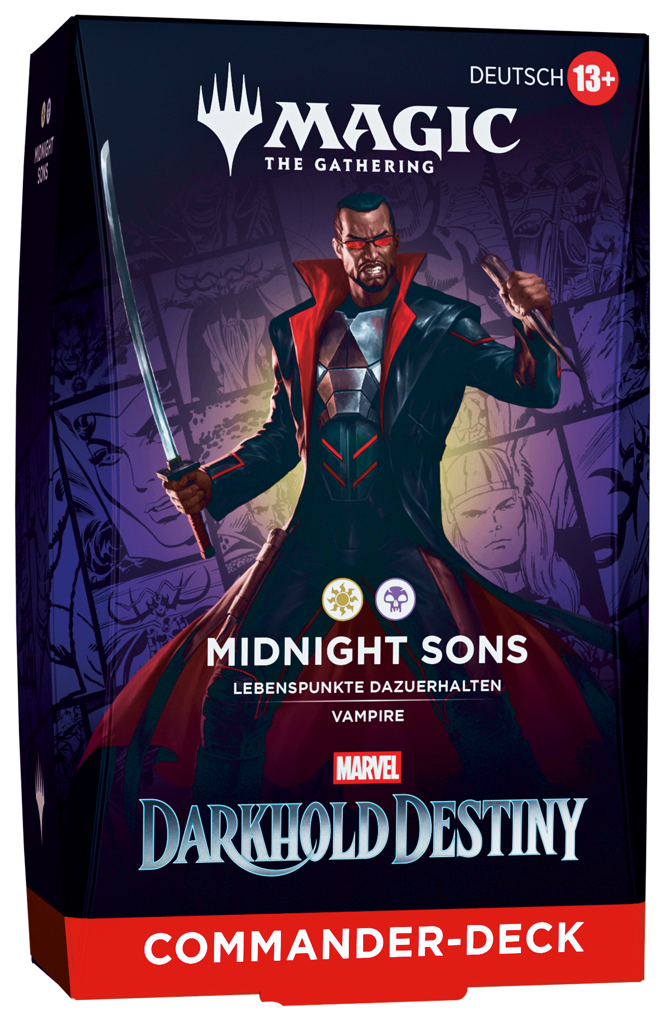 Magic: The Gathering | Marvel Darkhold Destiny | Commander Deck Display (4 Stk.) (DE)