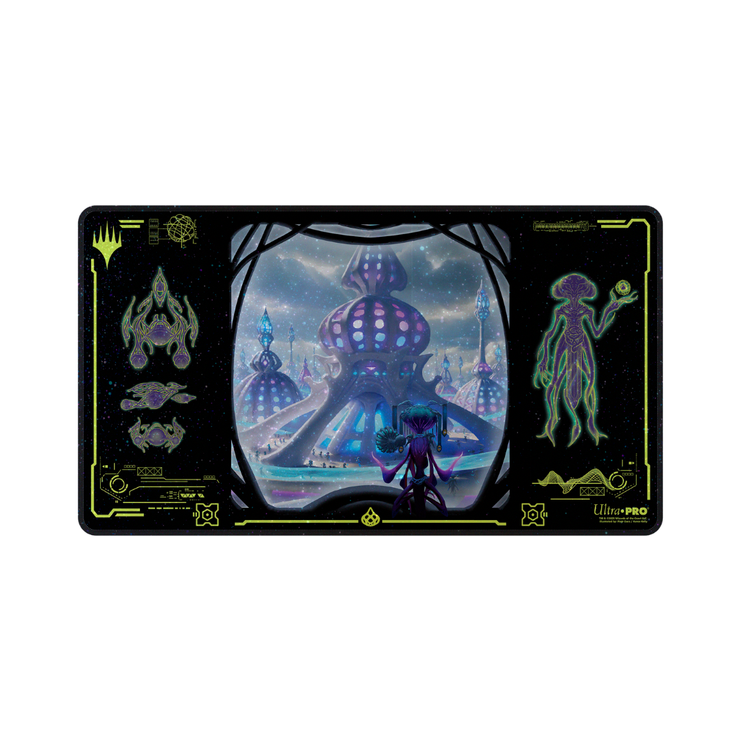 Ultra Pro - Edge of Eternities - Uthros, Titanic Godcore Holofoil - Playmat for Magic: The Gathering
