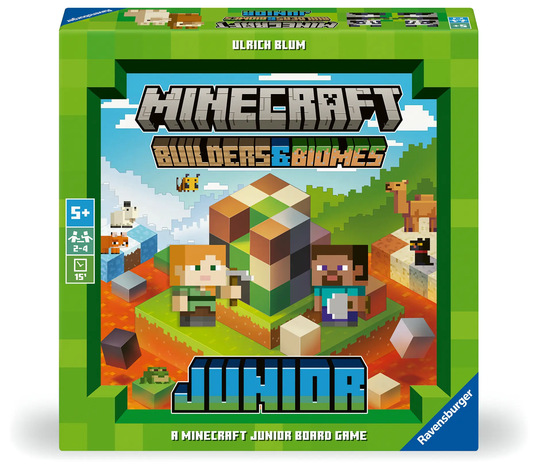 Ravensburger | Minecraft Builders & Biomes Junior | Kinderspiel