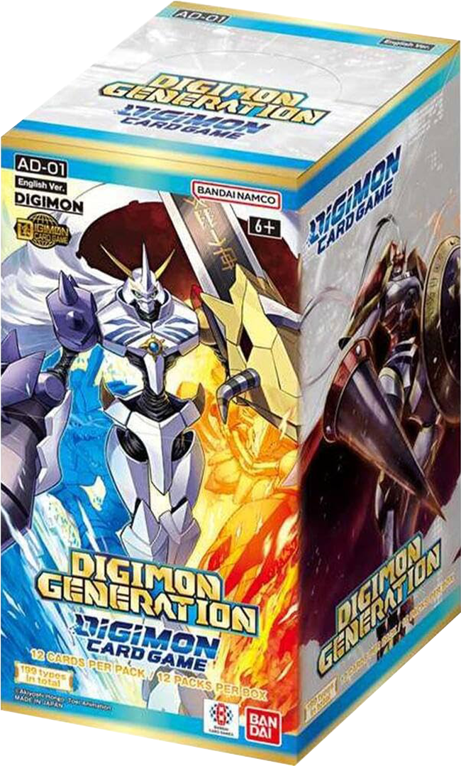 Digimon TCG | Digimon Generation (AD-01) | Advance Booster Display (EN)