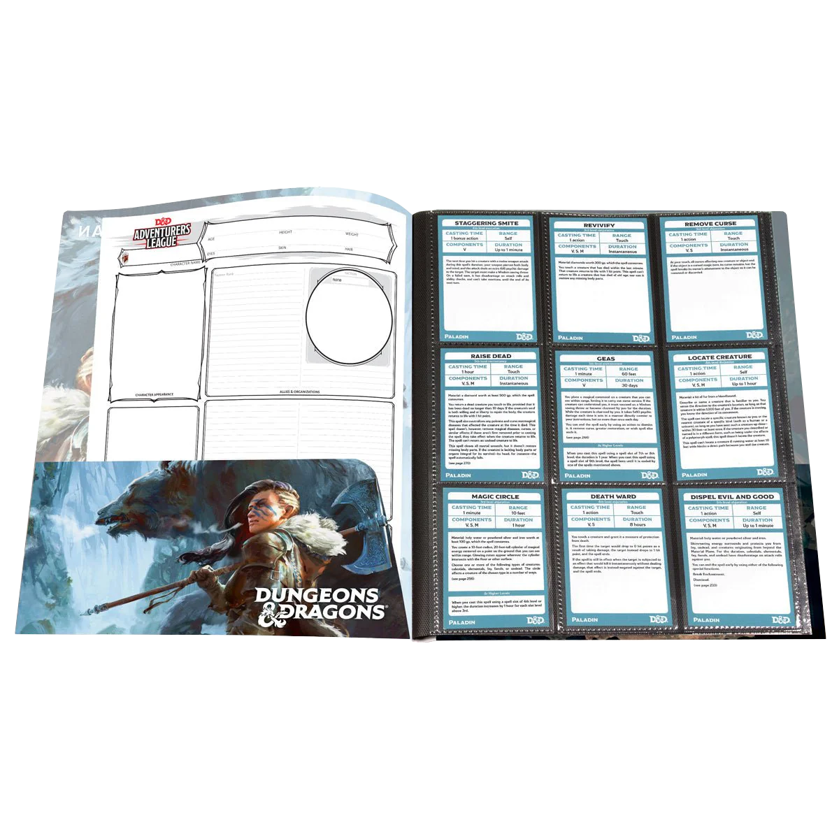 Ultra Pro - Barbarian - Class Folio with Stickers for Dungeons & Dragons
