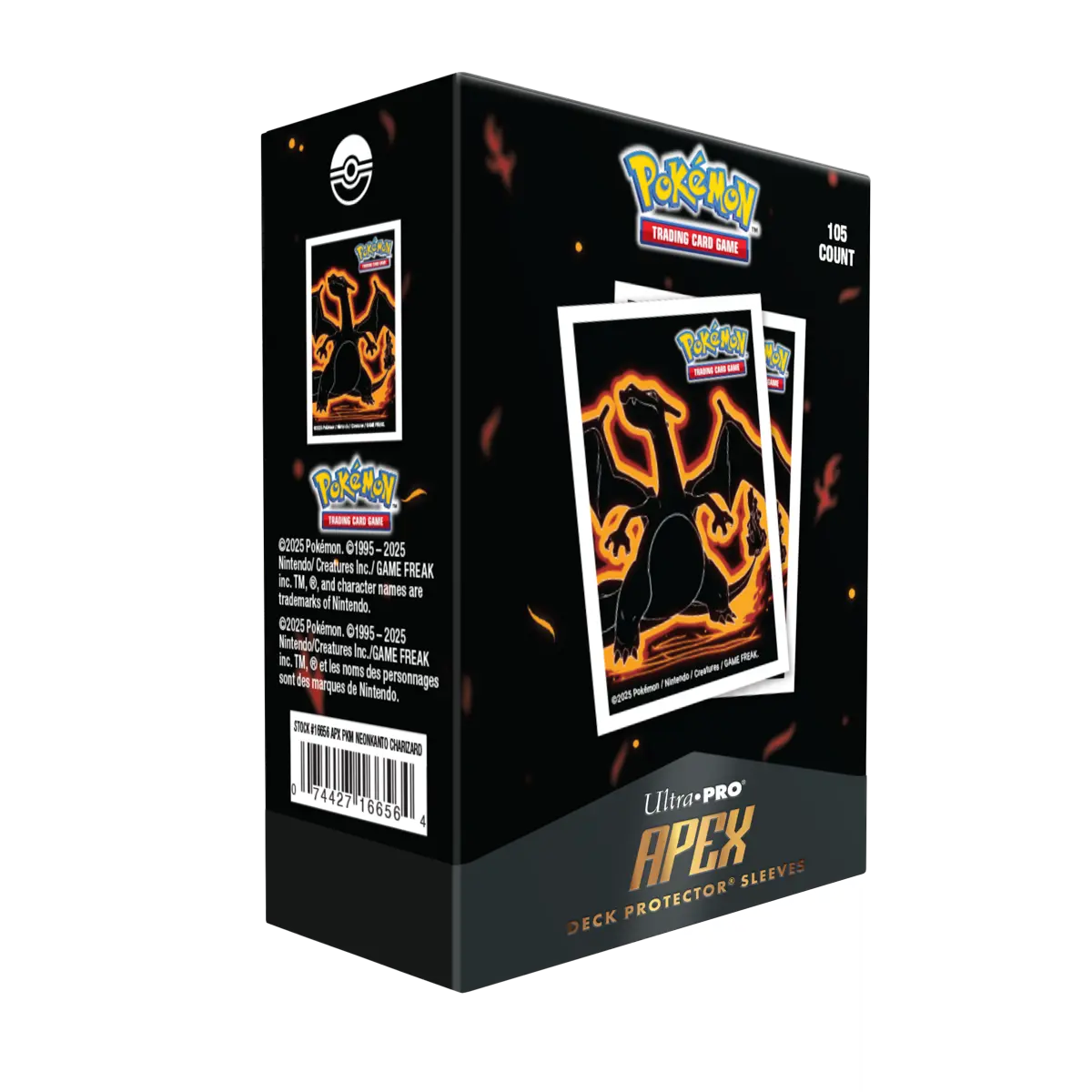 Ultra Pro | Neon Kanto Charizard | APEX Deck Protector® Sleeves 105ct