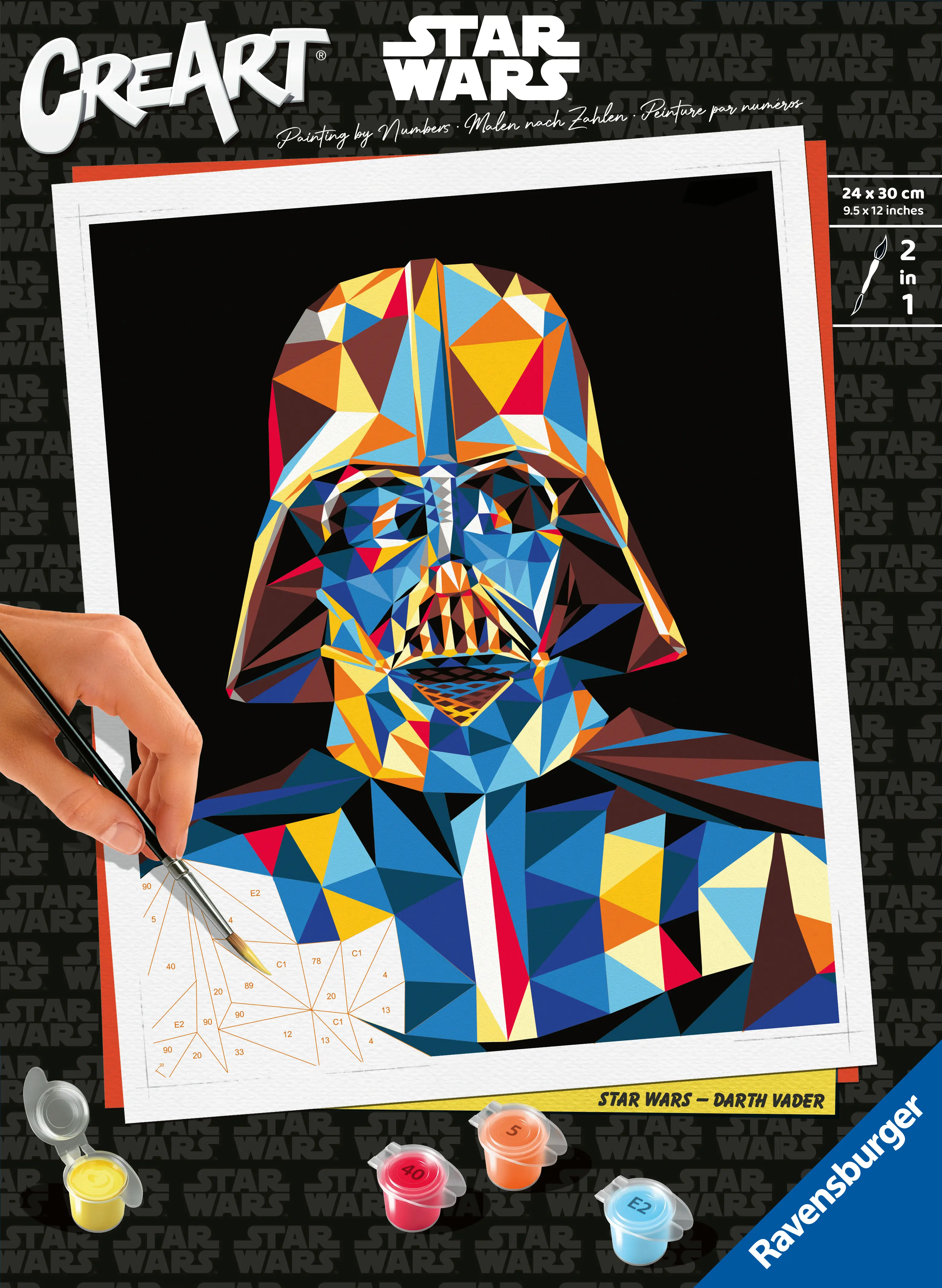 Ravensburger | Star Wars Darth Vader | CreArt Malen nach Zahlen