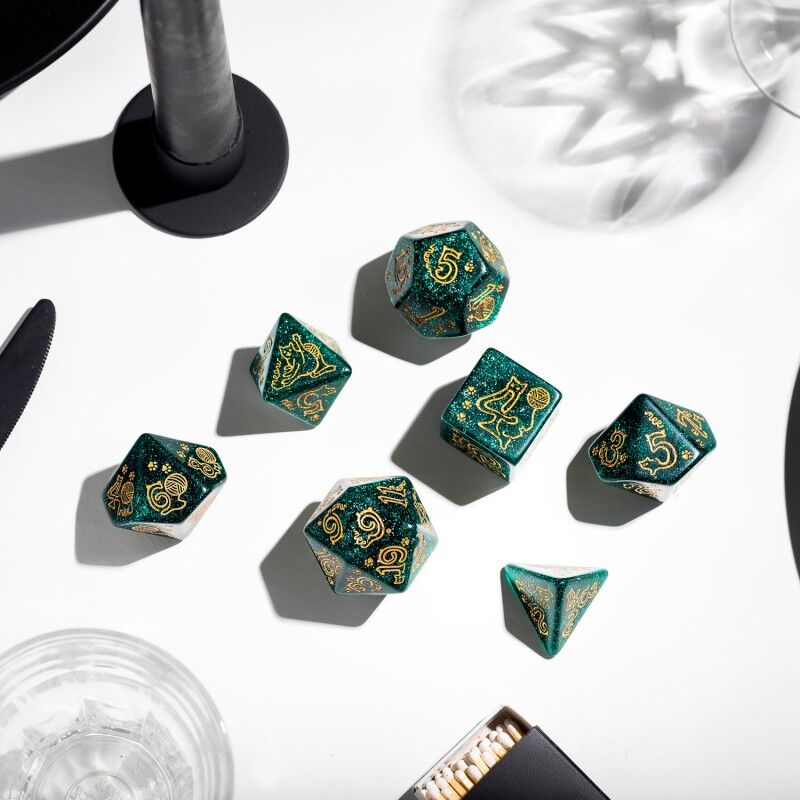 Q Workshop | Merlin | Jumbo Cats Dice Set