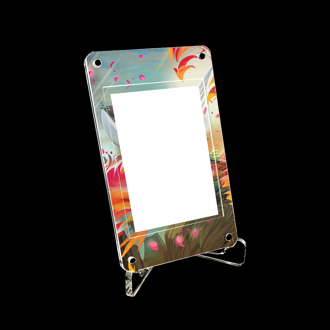 Blossom | Reshiram ex | Extended Art Acryl Case für Pokémon