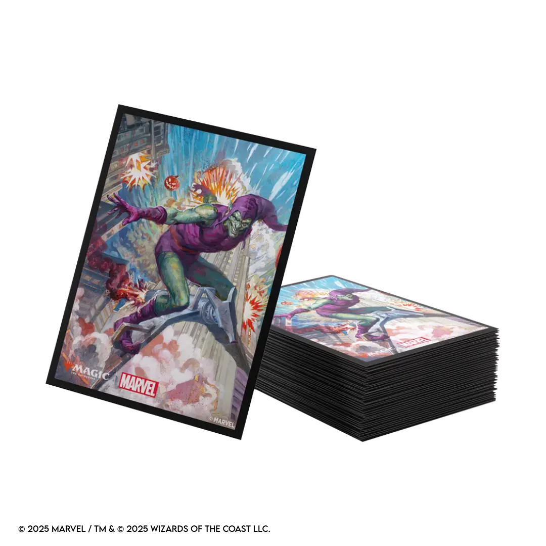 Gamegenic | Magic: The Gathering - Spider-Man / Green Goblin | Premium Art Sleeves (105 Stück)