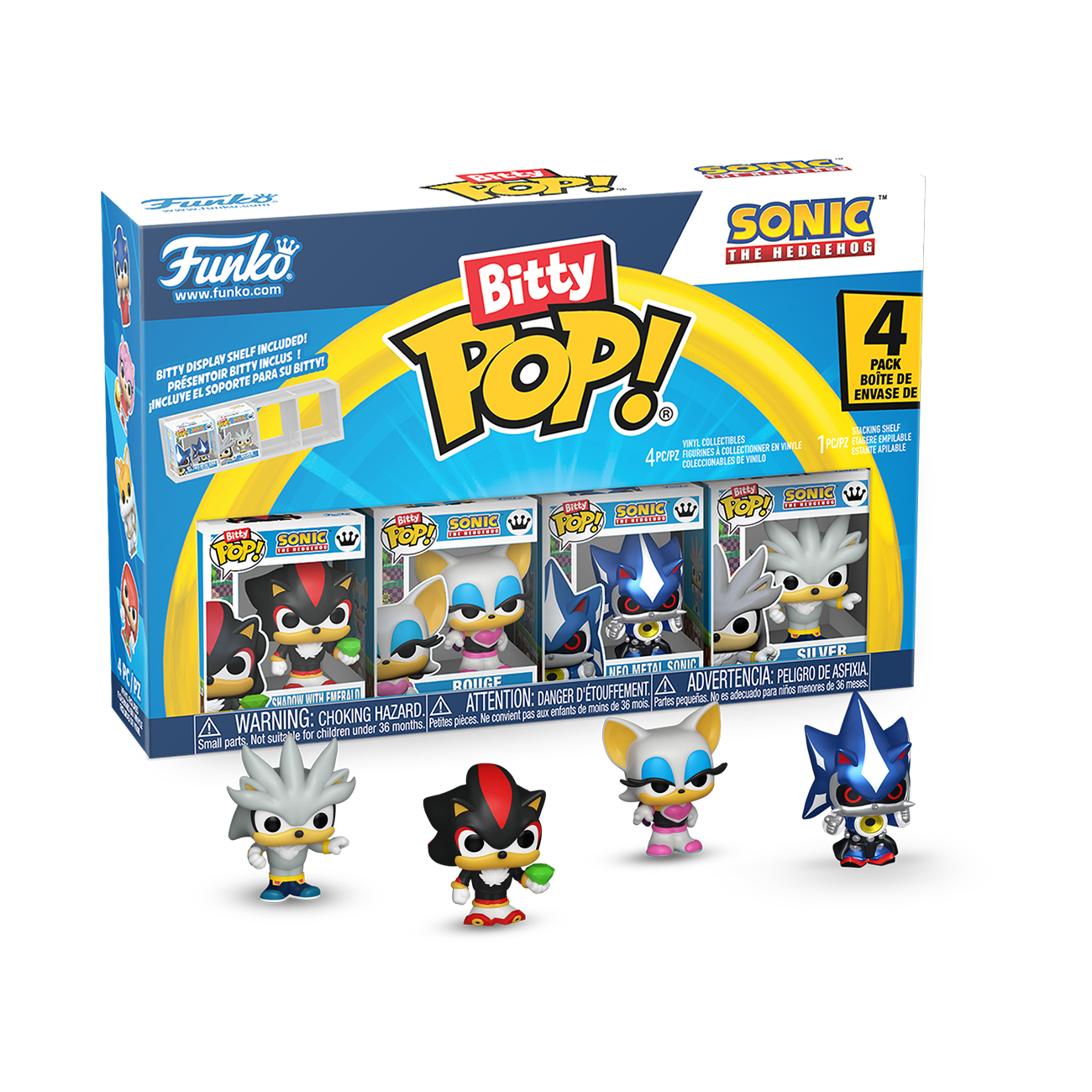 POP! Bitty 4 Pack | Series 1 | Sonic The Hedgehog