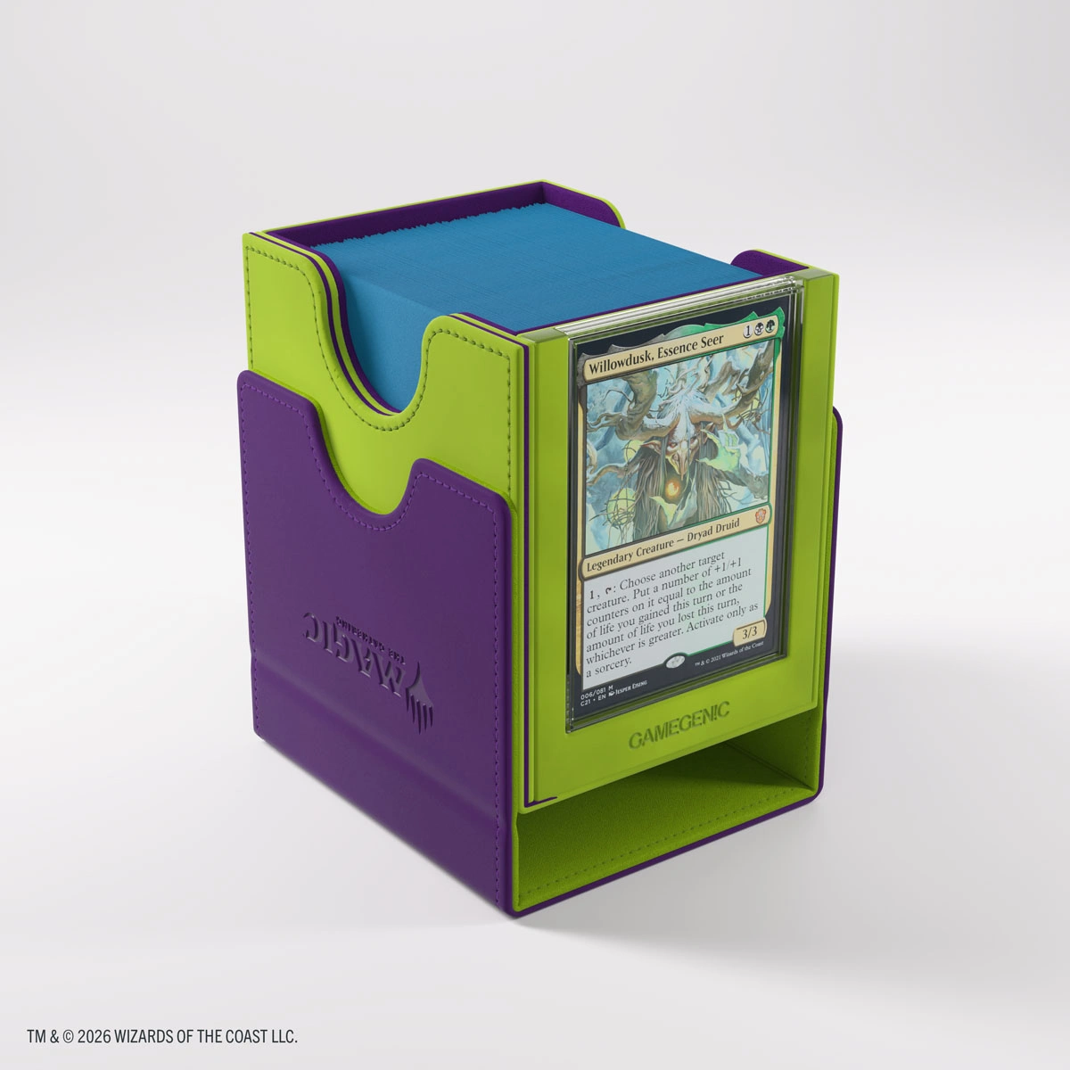 Gamegenic | Secrets of Strixhaven - Grün/Lila | Deckbox Sidekick Plus100+ XL