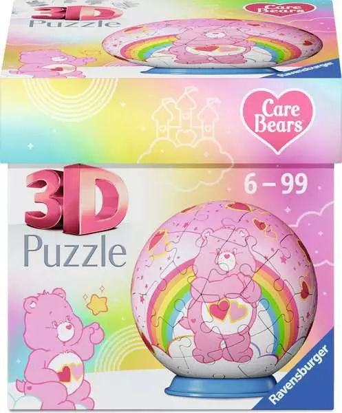 Ravensburger | Care Bears Love-a-Lot Bear | 3D Puzzle Ball