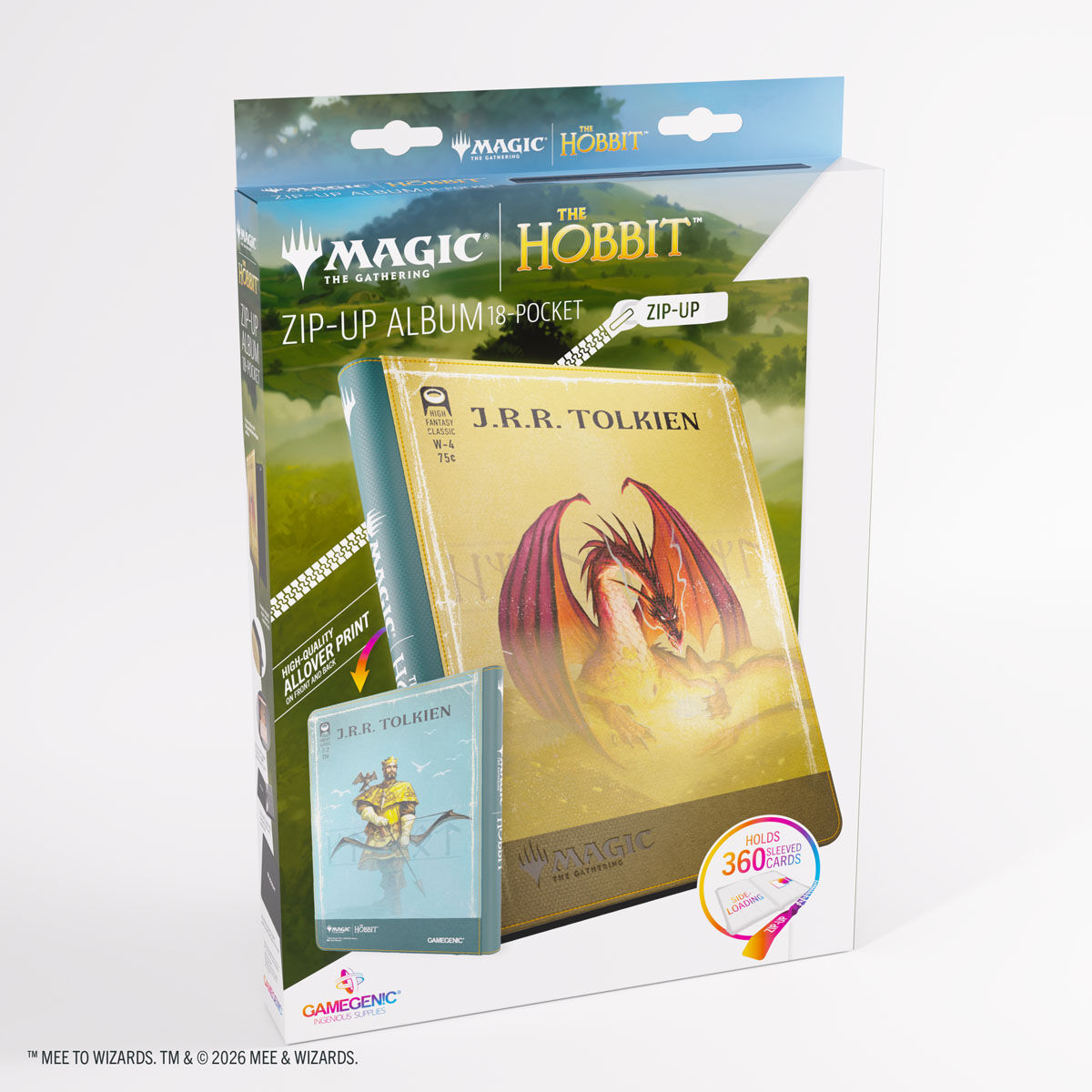 Gamegenic | MTG: The Hobbit - Gleaming Splendor / The King of Dale | Zip-Up Album 18-Pocket