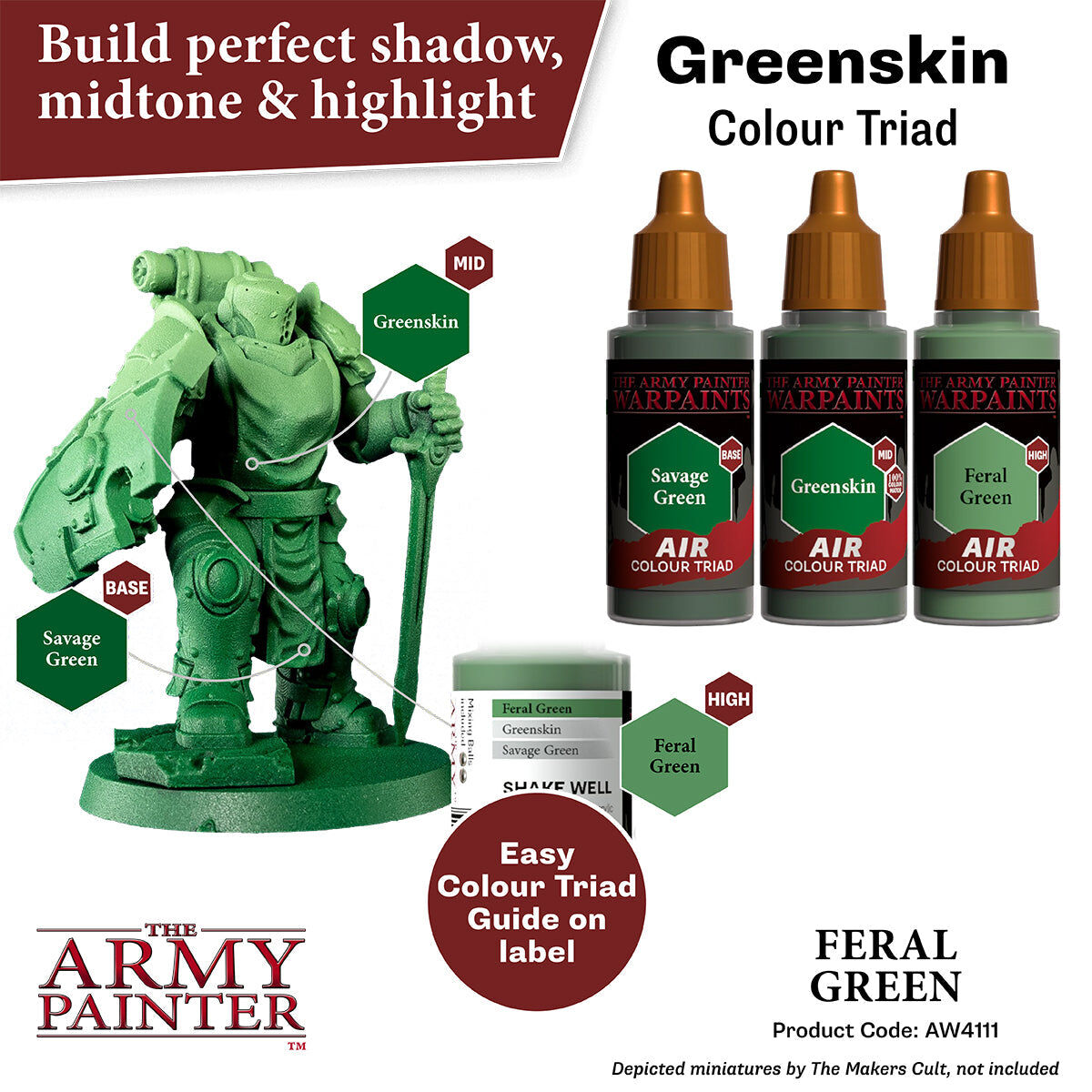 The Army Painter - Feral Green - Warpaints Air