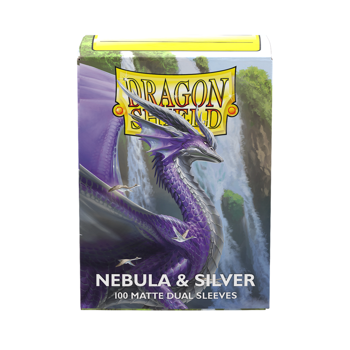 Dragon Shield: Nebula & Silver - Matte Dual Sleeves Standard Size