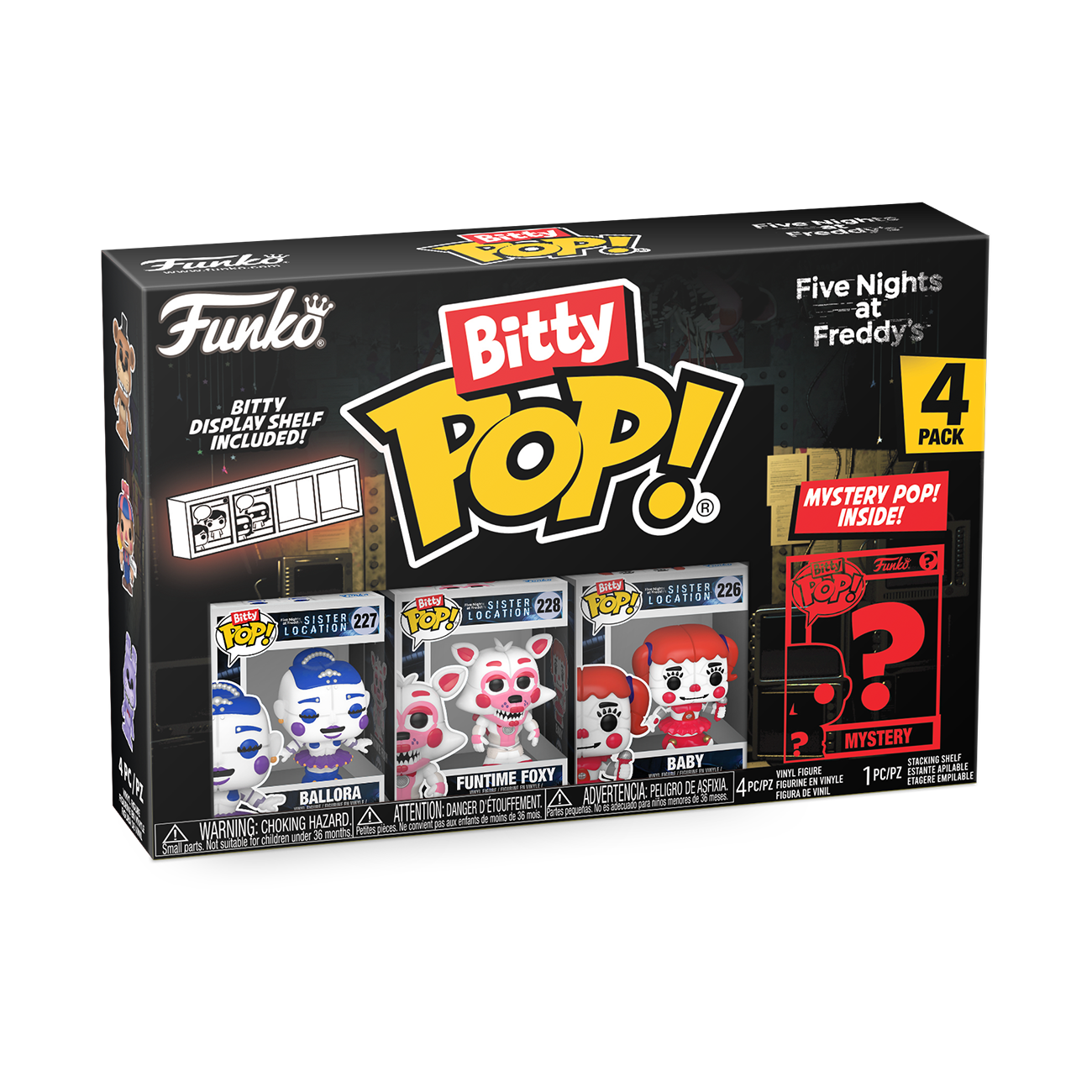 Bitty POP! 4-Pack | Ballora | Five Nights at Freddy´s
