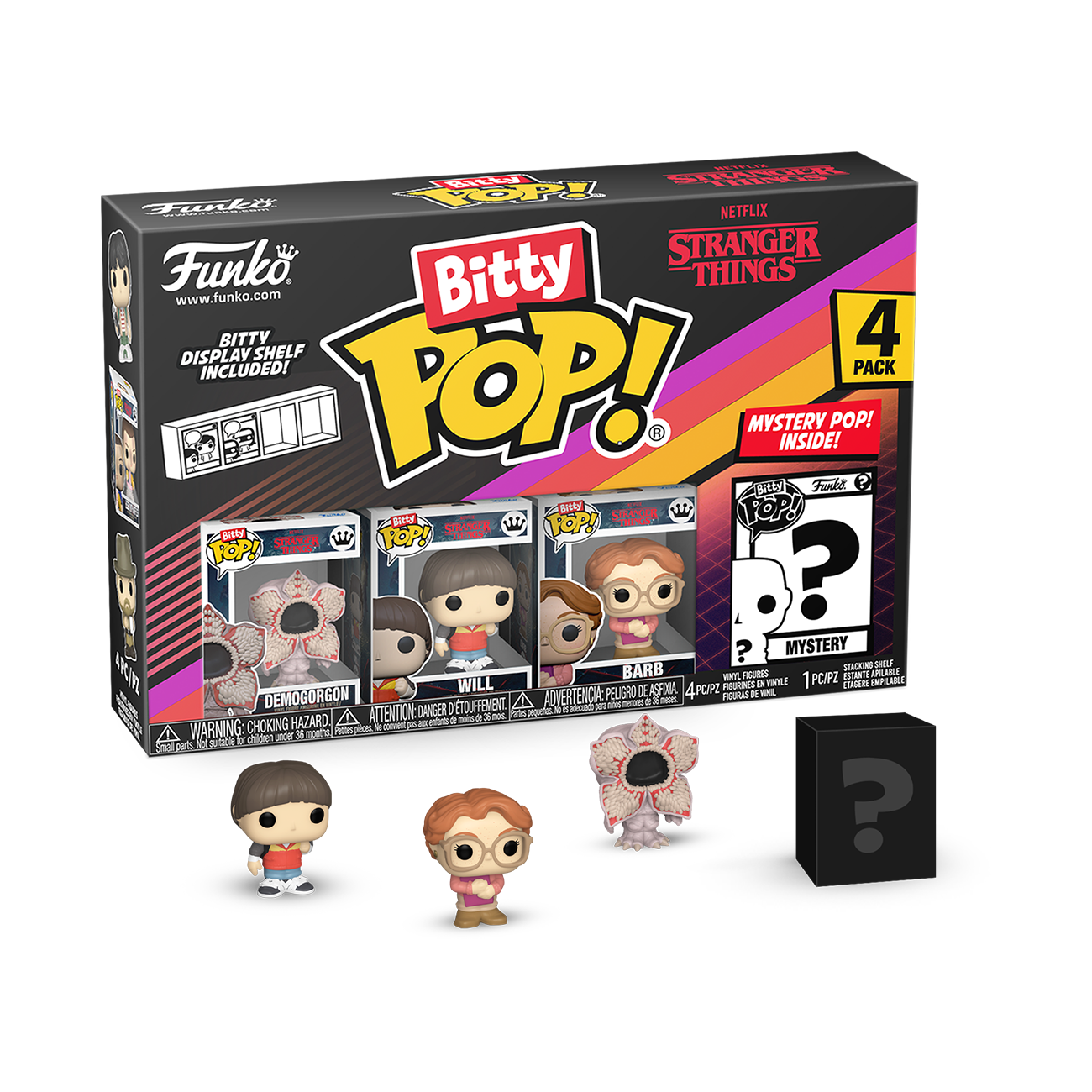 Bitty POP!: Demogorgon (4-Pack) - Stranger Things