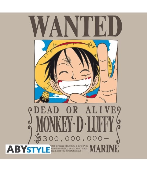 One Piece | Vintage Wanted Luffy | Unisex T-Shirt (XL)