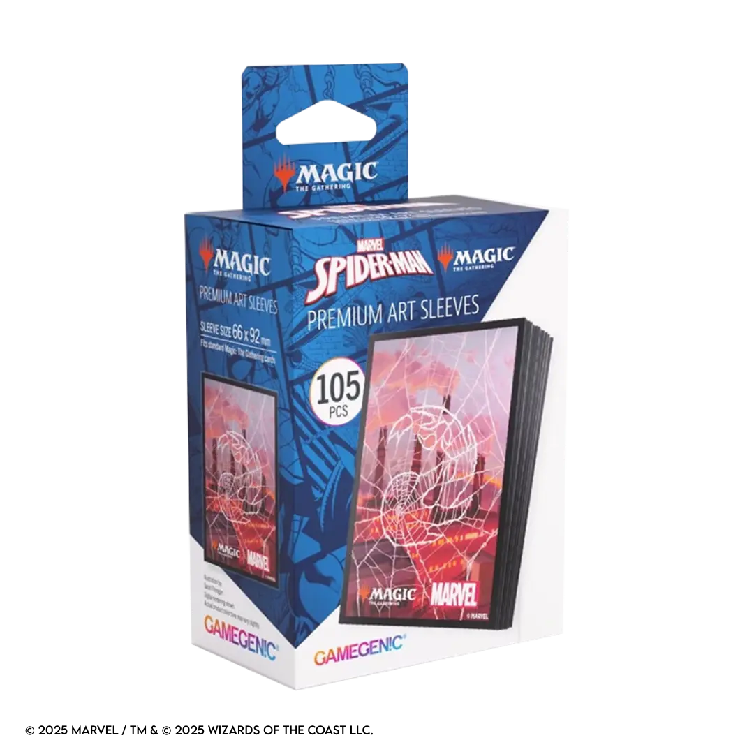 Gamegenic | Magic: The Gathering - Spider-Man / Mountain | Premium Art Sleeves (105 Stück)