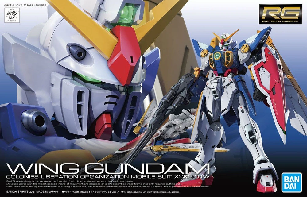 Bandai: RG Wing Gundam – New Mobile Report Gundam Wing (1/144)