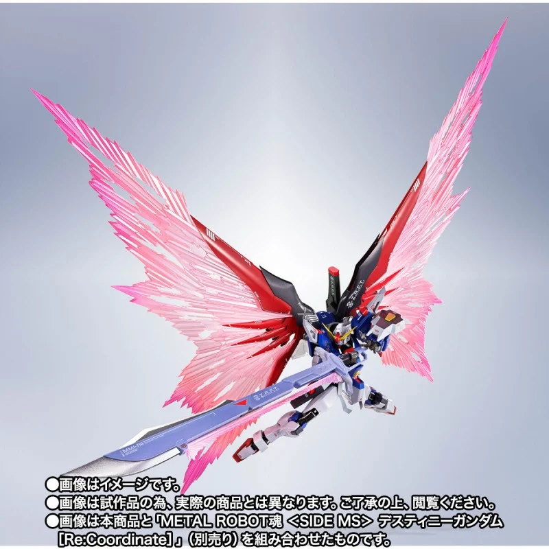 Tamashii Nations | Wing of Light & Effect Set For Destiny Gundam (Re: Coordinate) Metal Robot Spirits (40cm) | Gundam