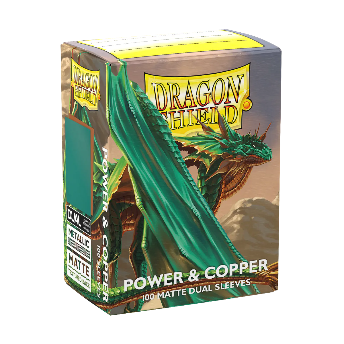 Dragon Shield: Power & Copper - Matte Dual Sleeves - Standard Size (2/8)