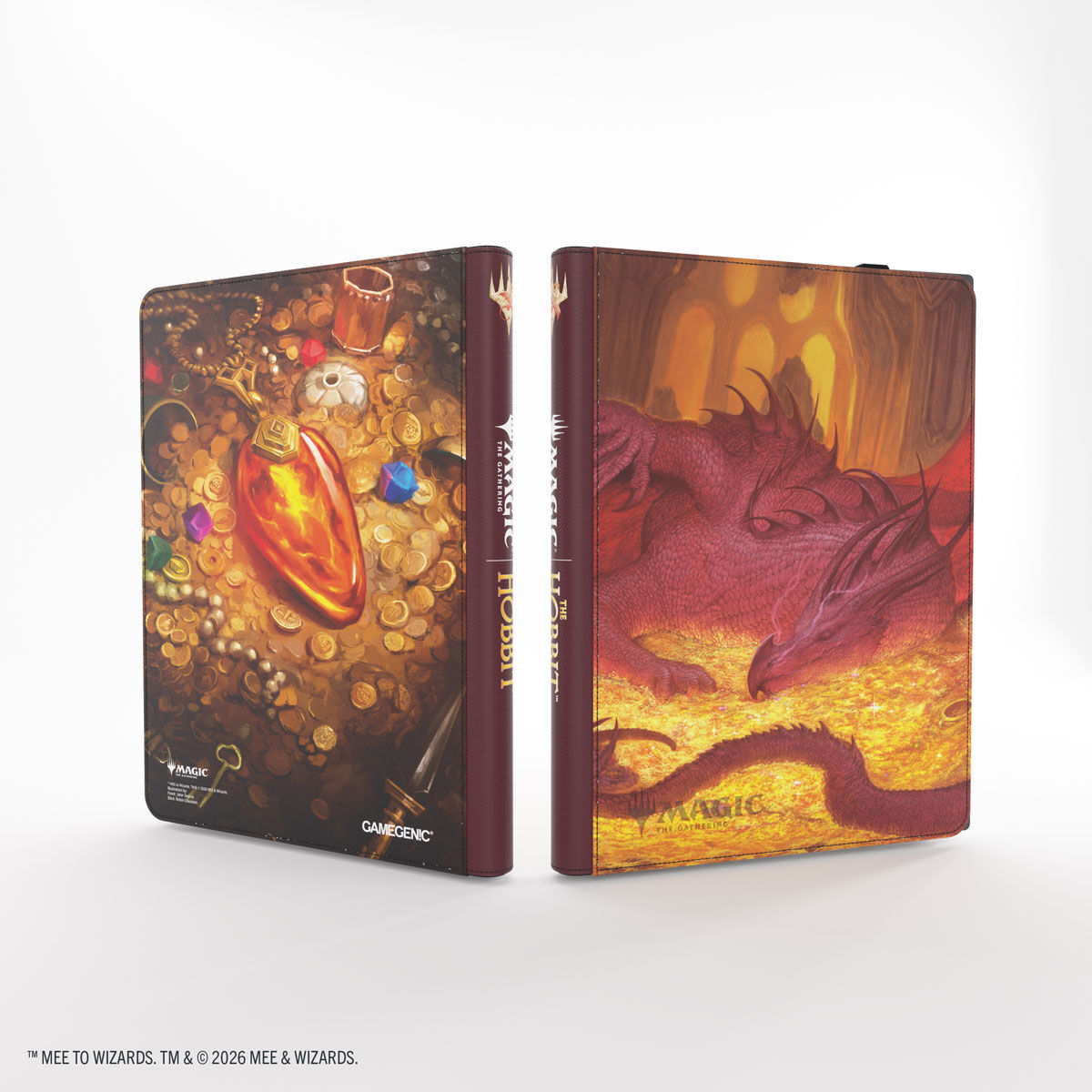 Gamegenic | MTG: The Hobbit - Smaug's Mox Amber |  Zip-Up Album 18-Pocket