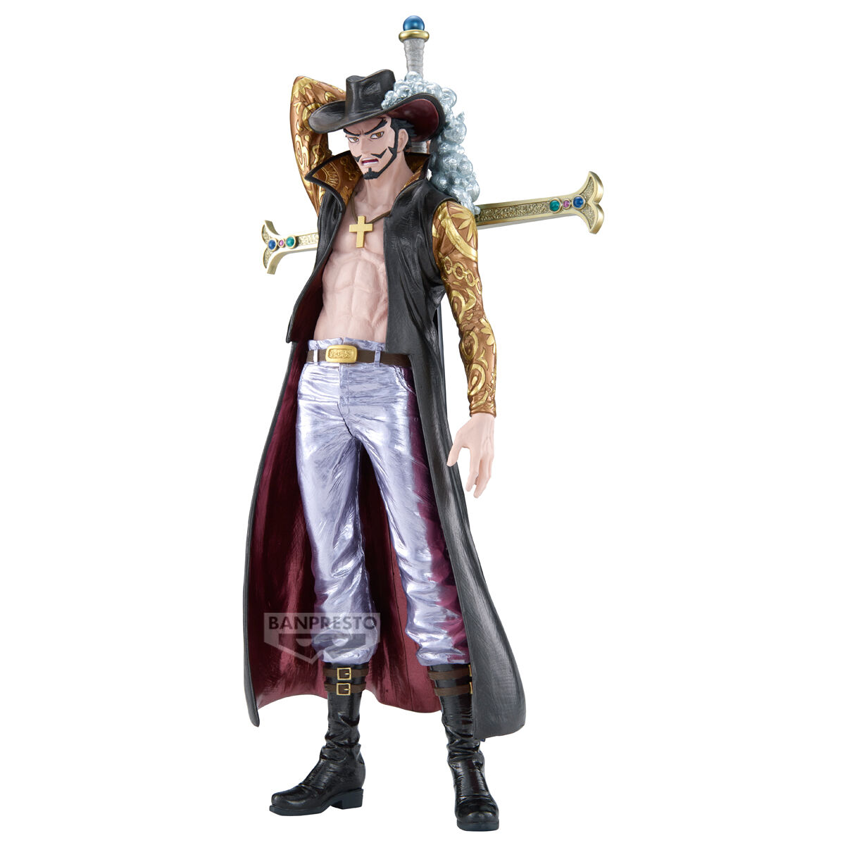 Banpresto | Dracule Mihawk Premium (The Metallic) (34cm) | One Piece